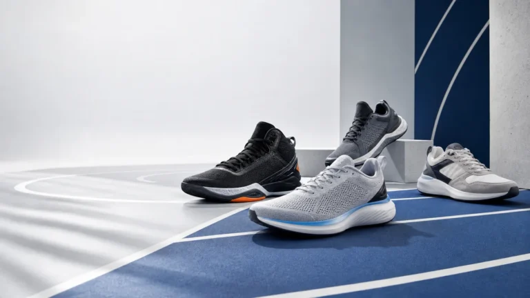 Homepage sneaker guide banner showing generic athletic shoes for Shoe Like buying guides